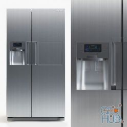 3D model Refrigerator Samsung RSH7ZNRS