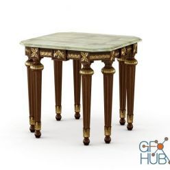 3D model 14601 Square table Modenese Gastone
