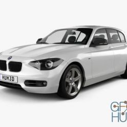 3D model Hum 3D BMW 1 Series (F20) 5-door 2011 car