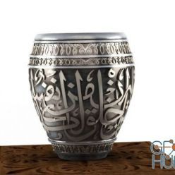 3D model Islamic vase