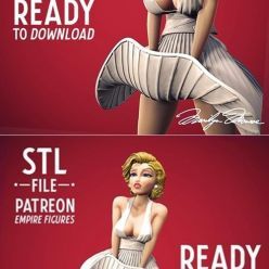 3D model Marilyn Monroe Empire Figures – 3D Print