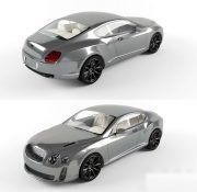 3D model Bentley Continental GT car