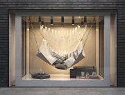 3D model Showcase with hammock