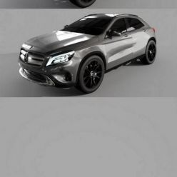 3D model Mercedes-benz Gla200 Urban Line 2019