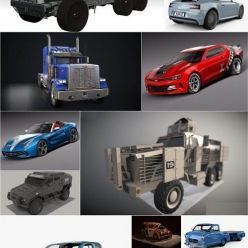 3D model Car 3D Models Bundle April 2020