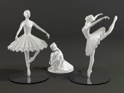3D model Porcelain ballerinas
