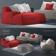 3D model Furniture set Baxter Damasco and Bidu