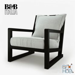 3D model Armchairs CLIO - B&B Italia