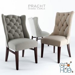 3D model Pracht Diana Carla chair