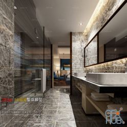 3D model Bathroom Space A013