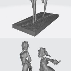 3D model Anemo Hydro Jean and Barbara – 3D Print