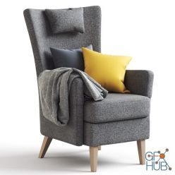 3D model Omtanksam armchair