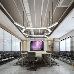 3D model Conference room, lecture hall  004