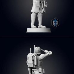 3D model Bad Batch Echo Figurine - Pose 2 – 3D Print