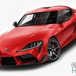 3D model CGTrader - Toyota Supra 2020 with Interior