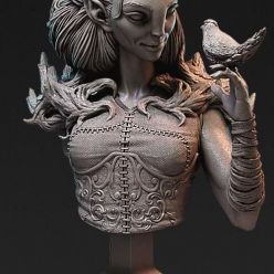 3D model Enna Flimbey Bust – 3D Print