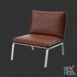 3D model Armchair Man Lounge