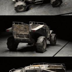 3D model NOMAD 355 BRM Military Concept Vehicle
