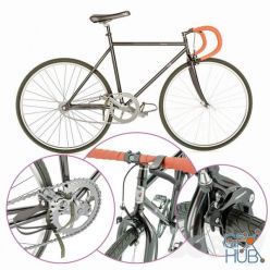 3D model Bike Fuji Classic Track