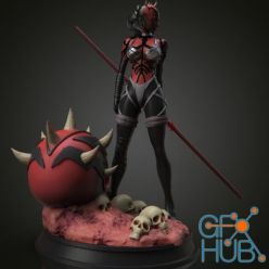 3D model Darth Maul girl