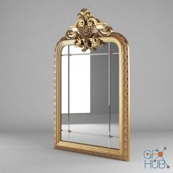 3D model Classic mirror Francesco Molon Q116