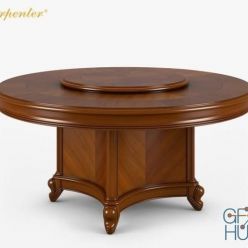 3D model Carpenter Round dining table