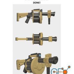 3D model Fortnite Grenade Launcher – 3D Print