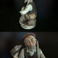 3D model French Statue 01 PBR