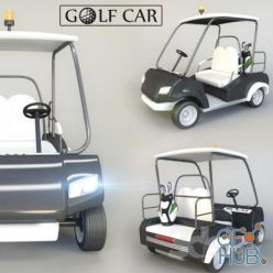 3D model Golf Car (Vray)
