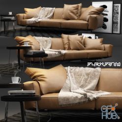 3D model Flexform Soft Dream Sofa (max 2012 Vray)