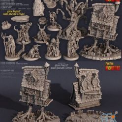 3D model Grim Forest – Baba Hecuba’s Coven – 3D Print