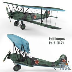 3D model Polikarpov Po-2