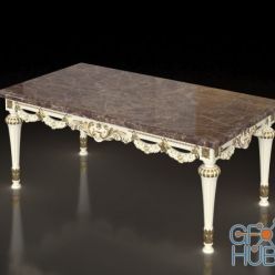 3D model Tavolo retangolare Modenese Gastone table