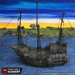 3D model The Black Ship – 3D Print