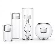 3D model Small glass candleholders