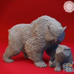 3D model Yasashii Owlbear – 3D Print