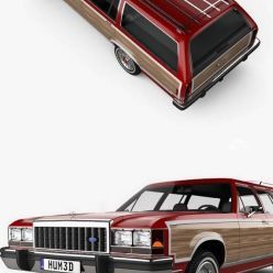 3D model Ford Country Squire 1979-1991