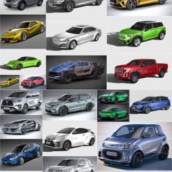 3D model Car 3D Models Bundle October 2022