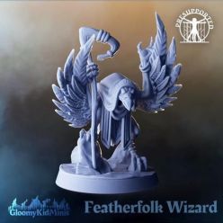 3D model GloomyKidMinis - Feather Folk August 2021 – 3D Print