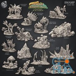 3D model Swamp Terrain Set – 3D Print