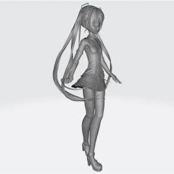 3D model Miku Hatsune – 3D Print