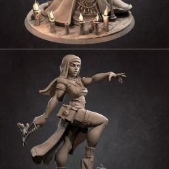 3D model ﻿Bite the Bullet Cultists of the Ancients October 2020 – 3D Print