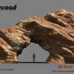 3D model Gumroad – 3D Rocks Collection Vol.1 – 3 and Cliffmaker by Alen Vejzovic