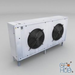 3D model Air Conditioner Exterior Body (max, fbx)