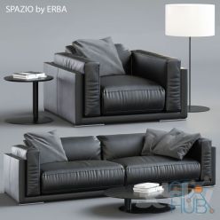 3D model Sofa Spazio by Erba