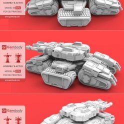 3D model Siege Tank – 3D Print