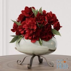 3D model Bouquet on a stand