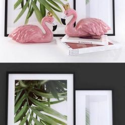 3D model Flamingo Decorative Set