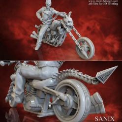 3D model Ghost Biker – 3D Print