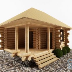 3D model Log arbor